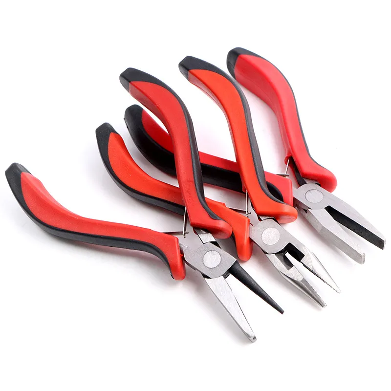 Ferronickel Carbon-Thép Cứng Mũi Tròn Cấp Cắt Trang Sức Kìm Dụng Cụ Tự Làm Thiết Bị Kìm Phù Hợp Với Thủ Công Beadwork Sửa Chữa