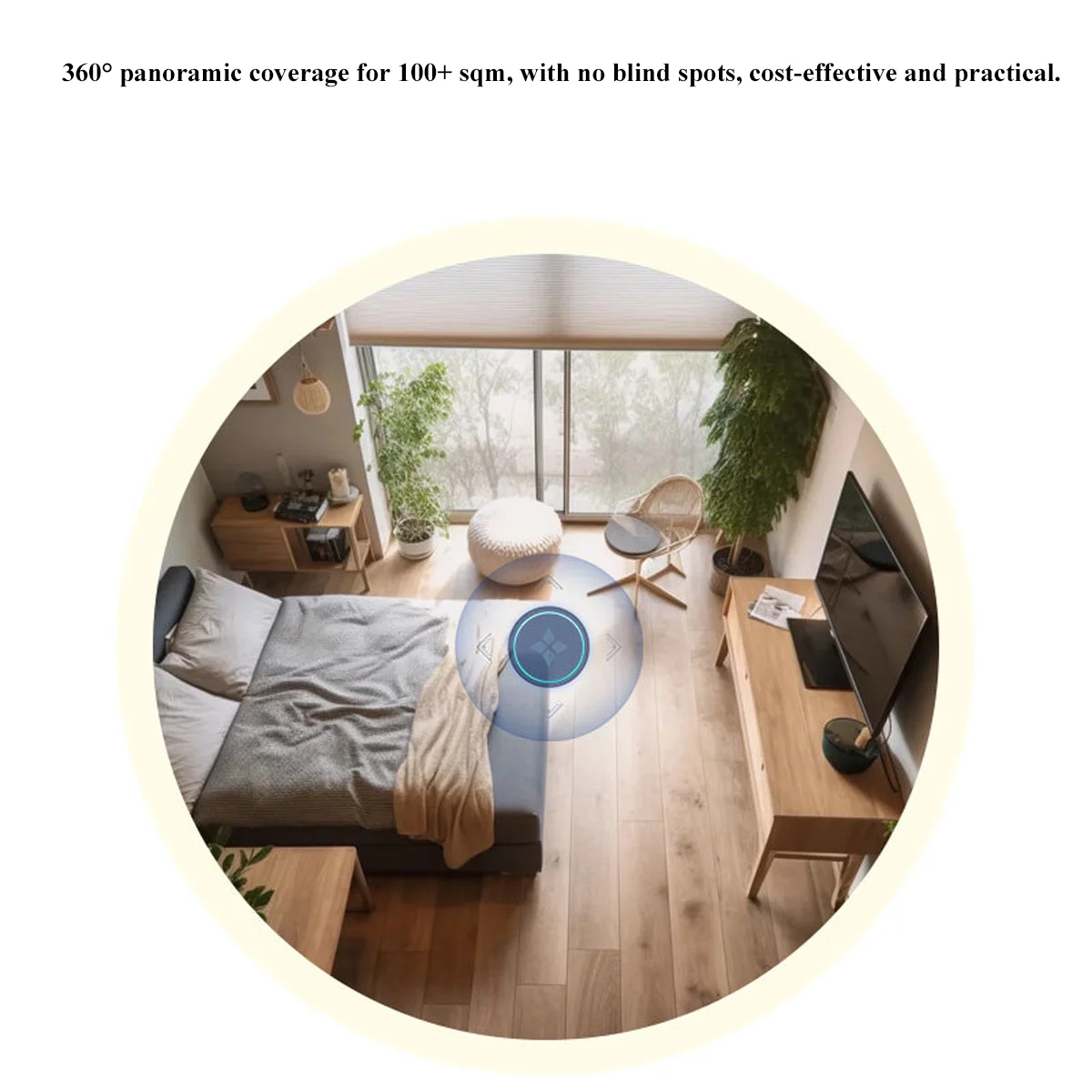"Minion" Style 2K HD Indoor WiFi Camera - Night Vision, Remote Viewing, Wall Mountable for Home Security