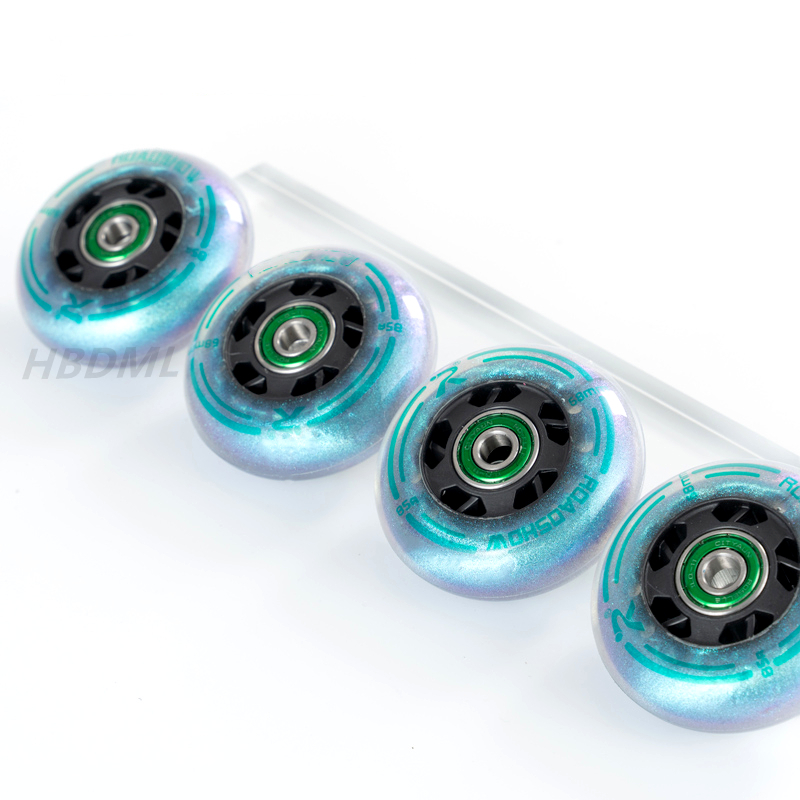 Rollschuh rad 62/64/68/70/72/76/80mm Inline-Skates Rock Fancy Wheel Pu Reifen verschleiß fest 83a/85a/90a/93a Lager