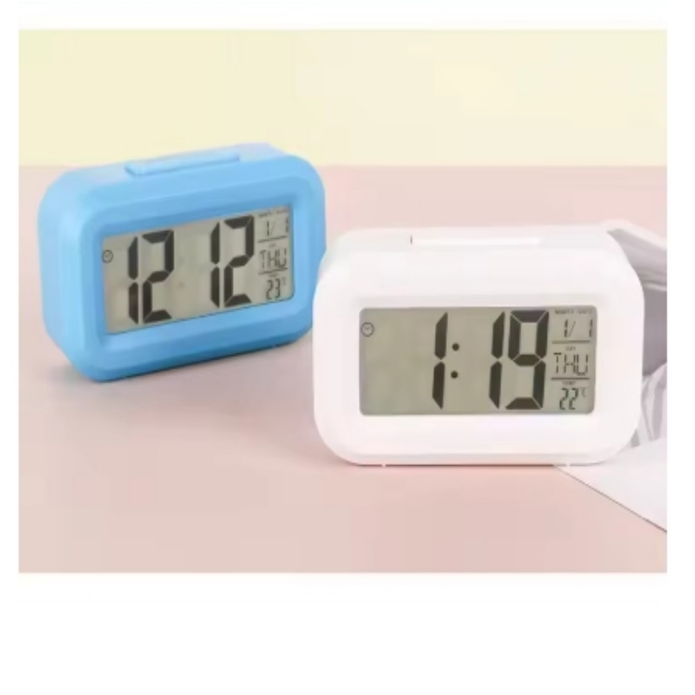 LED Digital Alarm Clock Backlight Snooze Data Time Calendar Desktop Multifunction Electronic Backlight Table Clock
