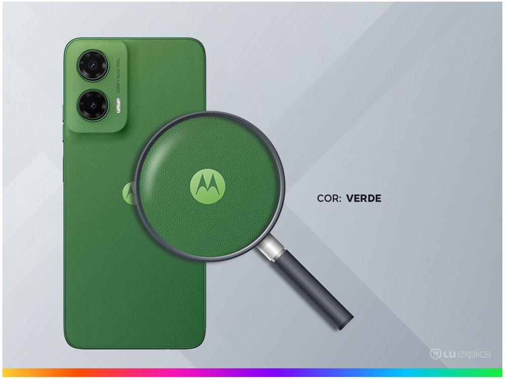 Smartphone Motorola Moto g35 128GB Verde 5G 12GB RAM 6,7" Câm. Dupla Selfie 16MP