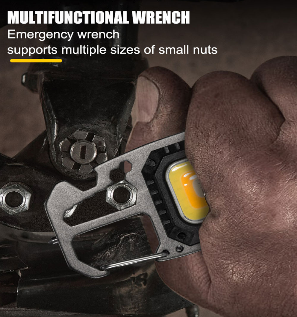 Портативный фонарик-брелок для кемпинга на открытом воздухе