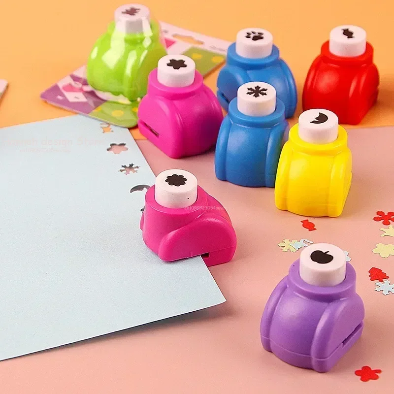 Scrapbook Punches Handmade Cutter Card Craft Mini Printing Paper Punch DIY Flower Paper Craft Punch Hole Puncher Children Toy