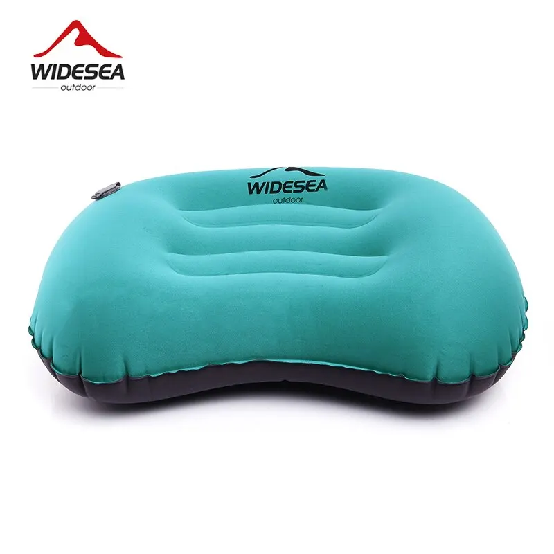 Widesea Cuscino gonfiabile portatile Attrezzatura da campeggio Cuscino d'aria pieghevole compressibile Attrezzatura protettiva per dormire per il turismo all'aperto