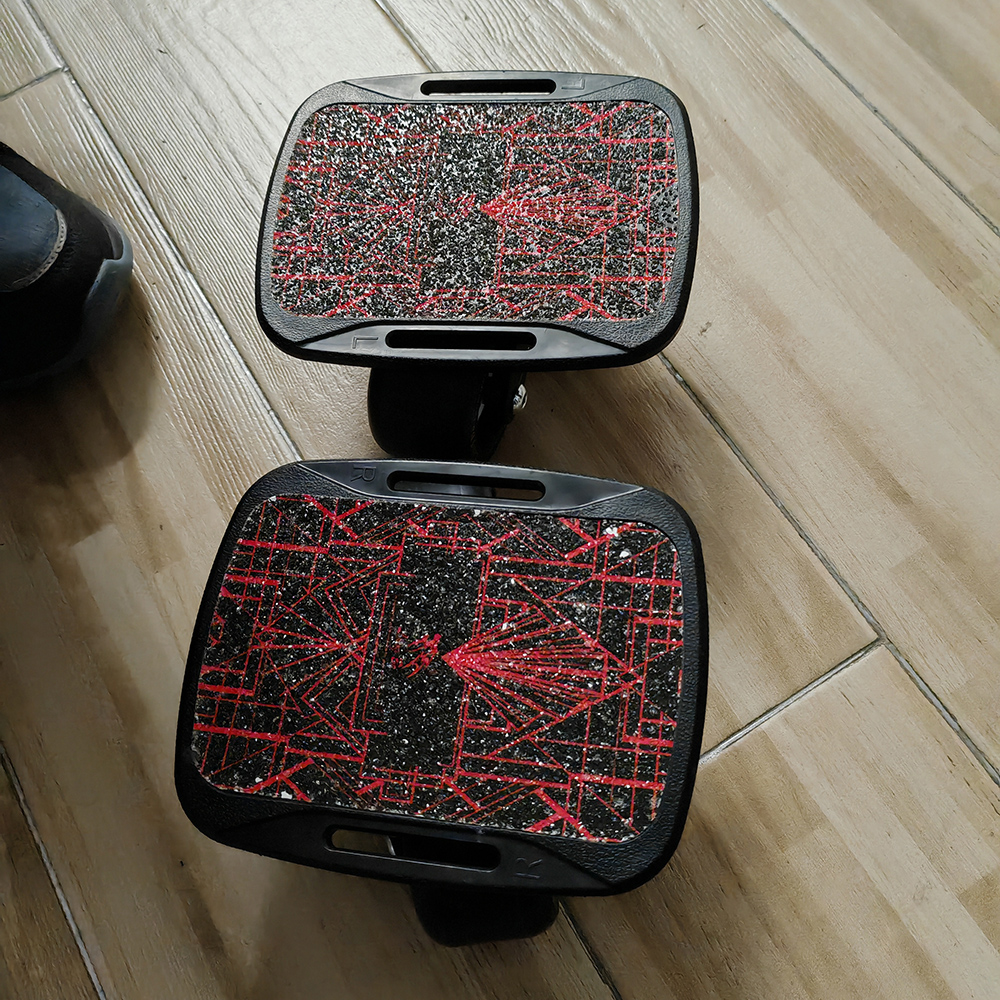 Alumínio liga Mini Drift placa curta, rolo skate, 1 par