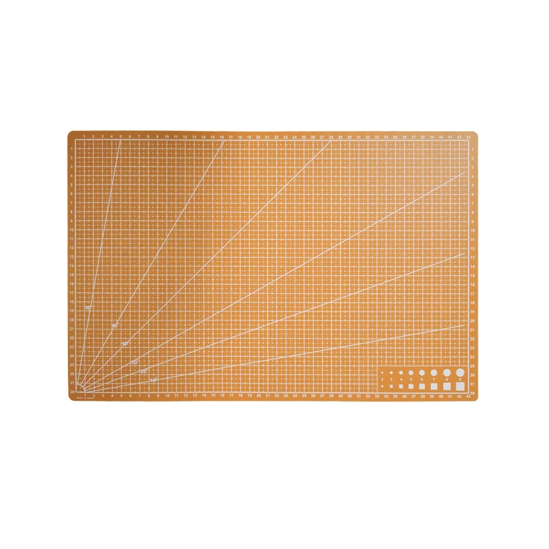 A3 Cutting Pad PVC Table Pad Leather Process Anti Cutting Double-Sided Carving Student DIY Process Self-Healing Pad 45×30x0.09cm