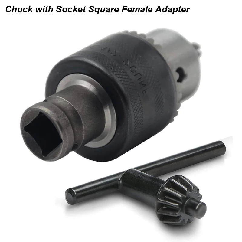 1.5-13mm conversor 1/2 "-20unf chuck rosca adaptador de mudança rápida sds 1/4" hex impacto driver chave bit biela
