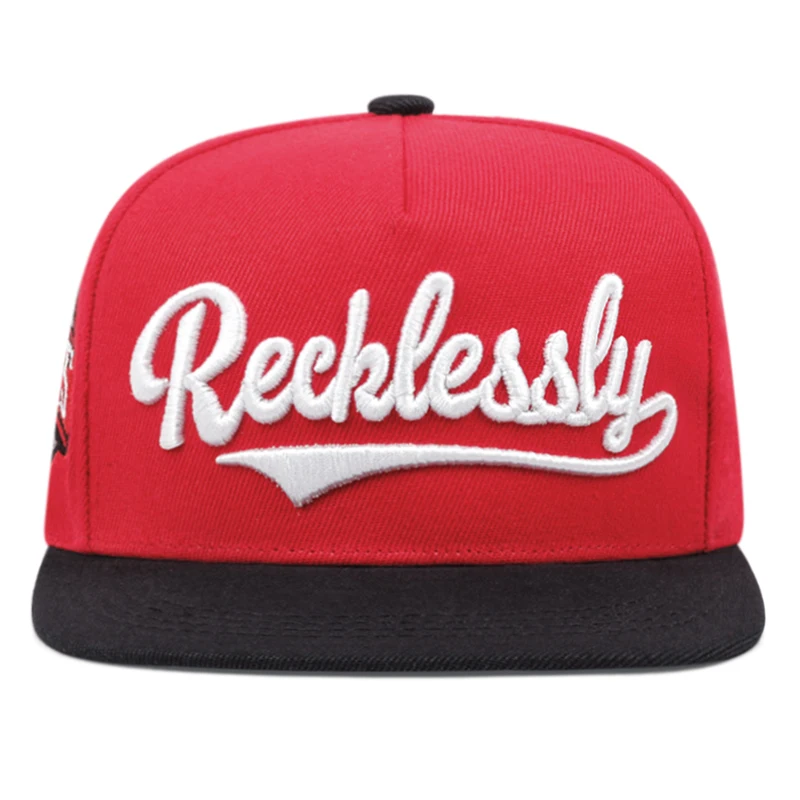 2024 새로운 패션 Reeklessly 미국 자수 남자 여자 야구 모자 힙합 스포츠 캐주얼 트럭 모자 Snapback 야외 태양 모자