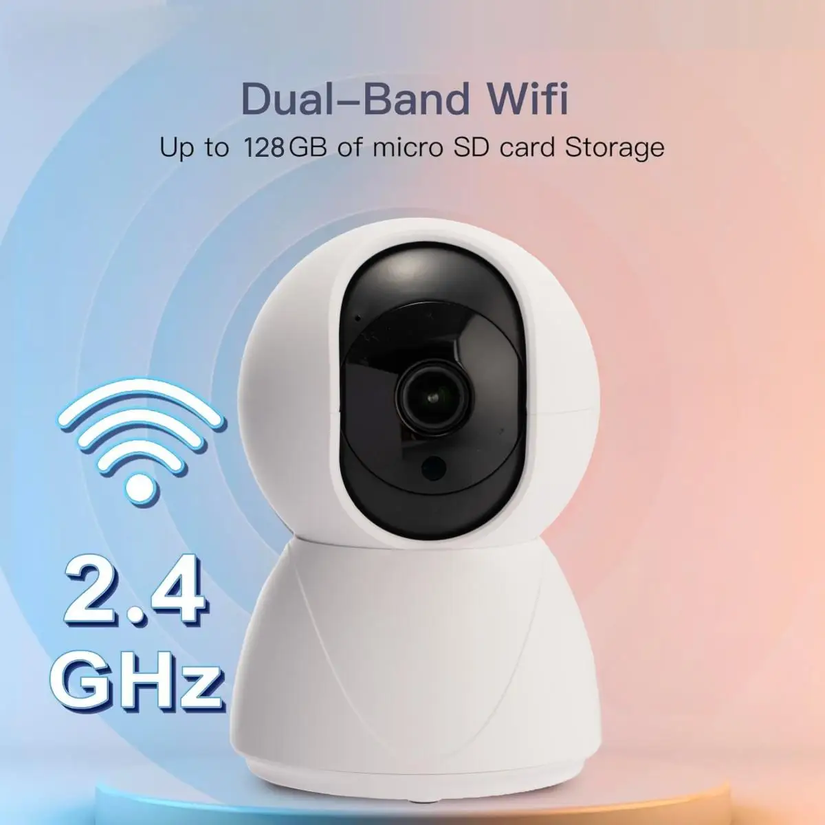 Tuya Smart Security Camera Indoor 2K with USB,355 Pan/Tilt Cameras for Home Security with Motion Detection,2-Way Talk