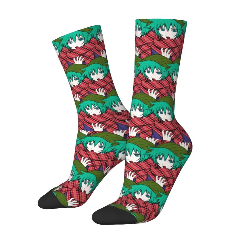 Shin Tsukimi Your Turn To Die Hat, calcetines de vestir con estampado 3D Kawaii para hombre, juego de Anime YTTD, Unisex