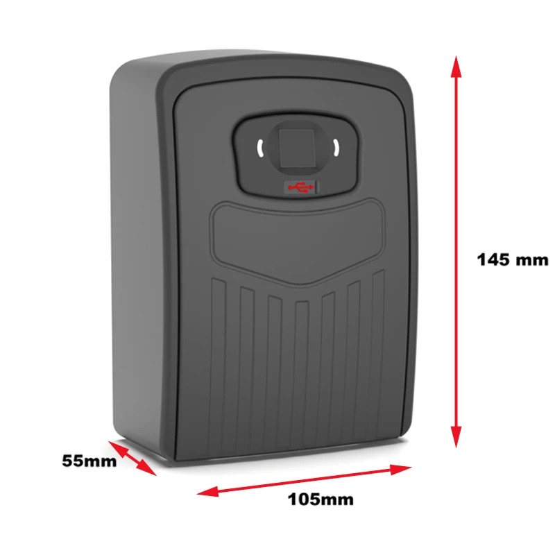 Tuya Wand Schlüssel box Finger abdruck/Passwort entsperren Smart Key Speicher geheime Box Bluetooth Smart Life App Home Safe Lockbox