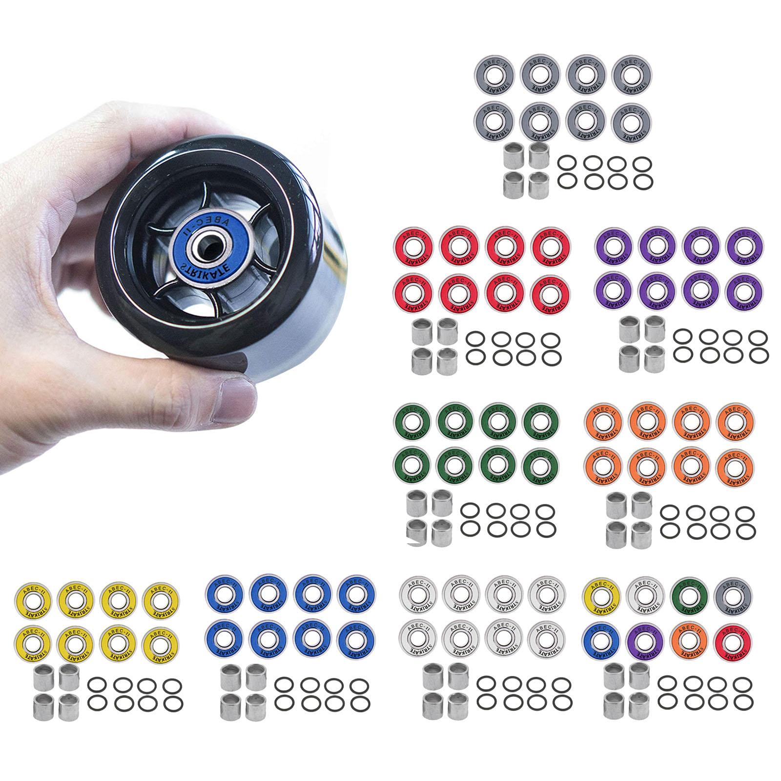 スケートボード用ホイール,電動スクーター用スペアベアリング,8 frictionless