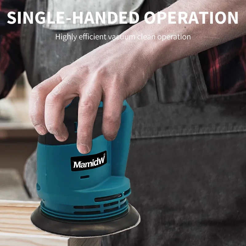 Brushless Cordless Rechargeable Disc Random Orbital Sander Woodworking Sanding Putty Polishing For Makita 18v Battery PIN