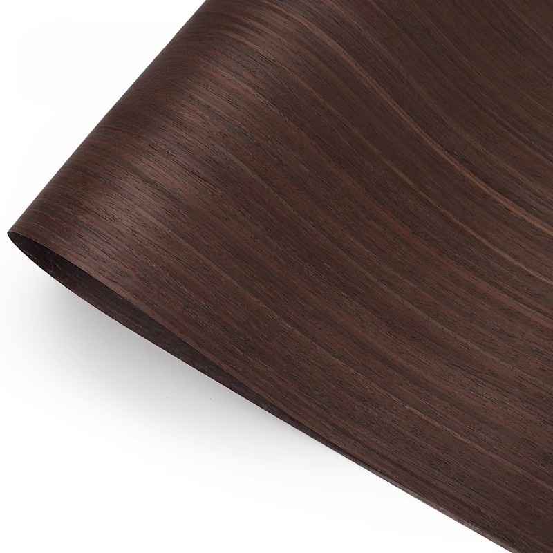 58x250cm T0.25mm  Black oak wardrobe Wood veneer Wooden door Panel Decorative veneer