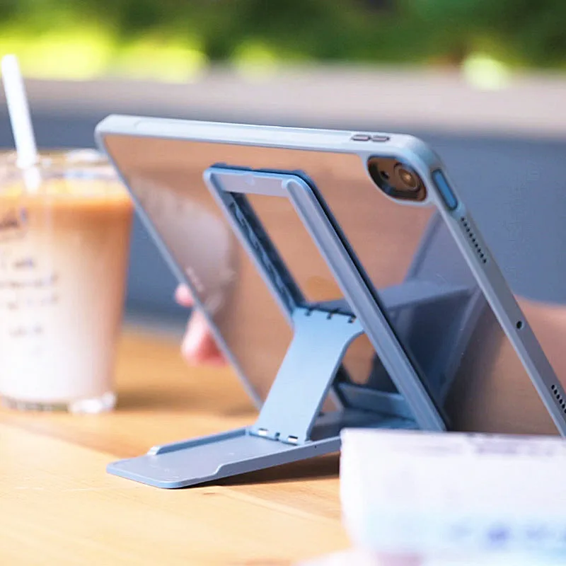 Universal Tablet Stand Foldable Storage Portable Sticky Creative Tablet Bracket for Ipad Desktop E-Reader Bracket Tablet Holder