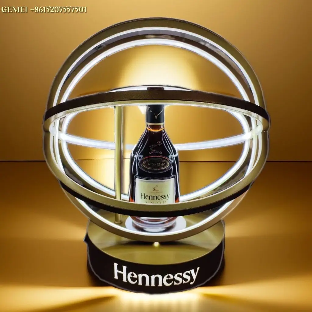 LED iluminado Champagne Wine Box, Apresentador Garrafa, Vodka, Tequila, Glorifier, VIP Whisky Garrafas, Sinal de Serviço para Nightclub Bar