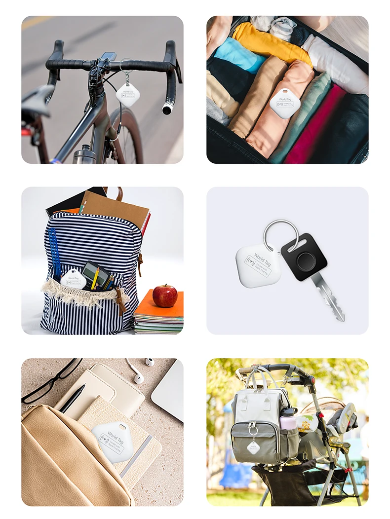 อุปกรณ์ติดตาม GPS บลูทูธอัจฉริยะใช้งานได้กับ Apple ค้นหาแอปของฉันป้องกันการสูญหายอุปกรณ์แจ้งเตือน MFI จัดอันดับตำแหน่งกุญแจรถค้นหาสัตว์เลี้ยงเด็ก