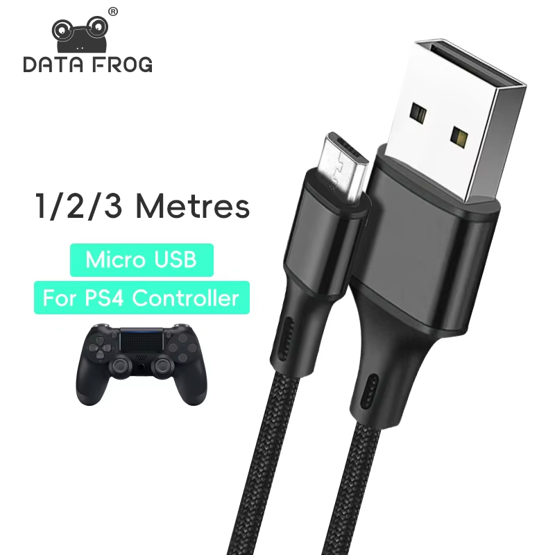 1M 2M 3M Charging Data Cable For PS4 Controller USB Charger Cable For PS4 Gampad Joystick Game Accessories