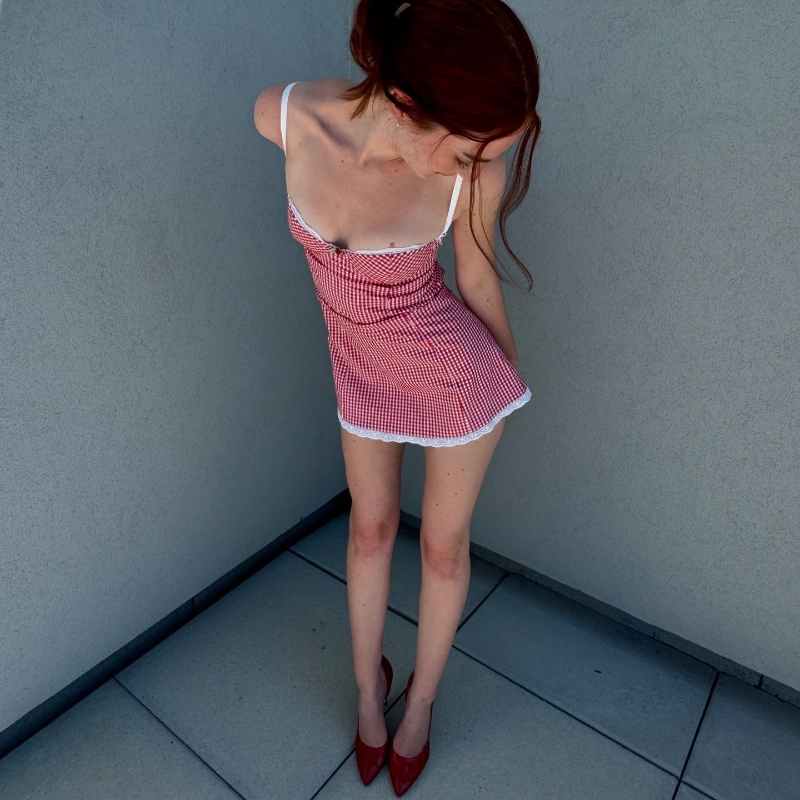 WhereMery Plaid Y2K Kant Vintage Spaghetti Band Mini Jurken Backless Esthetische Casual Slanke Jurk Nieuwe Streetwear Vrouwen Vestidos
