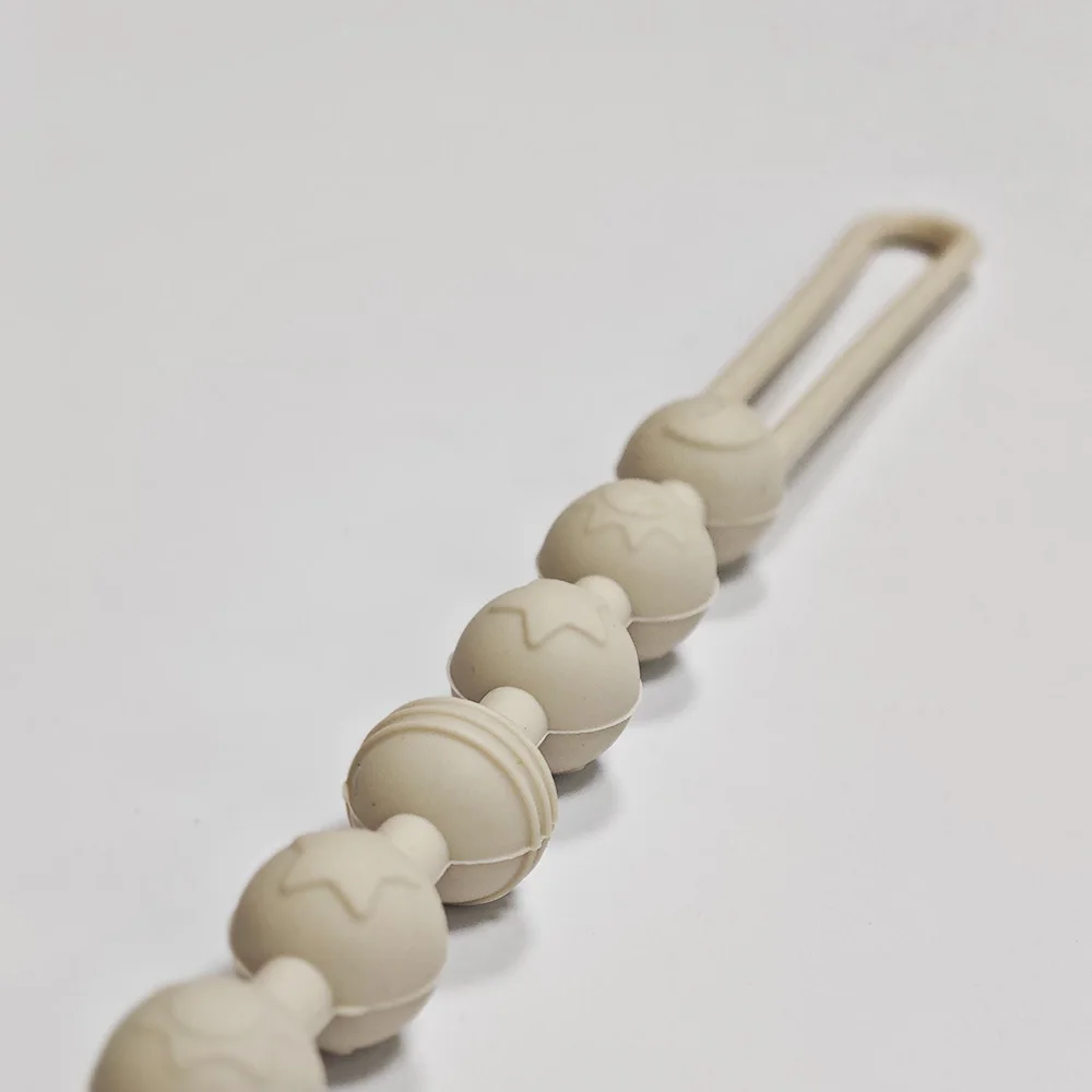 Baby Pacifier Clips แบบบูรณาการซิลิโคนเด็ก Pacifier CHAIN ยางกัดของเล่น Dummy ผู้ถือคลิปคลิปโซ่ของขวัญเด็ก