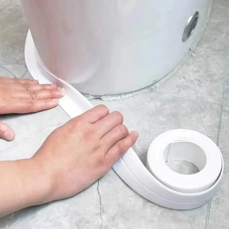 Pegatina de pared impermeable de PVC, tira autoadhesiva para fregadero, estufa, grietas, cocina, baño, bañera, tira selladora de esquina, nuevo estilo