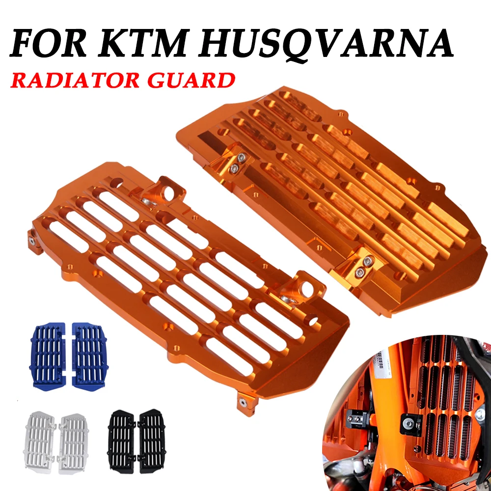 Protector de la cubierta del radiador para KTM Husqvarna EXC EXCF XCW XCFW XC XCF SX SXF 125 250 300 350 400 450 500 TC TE TX FC FE FX