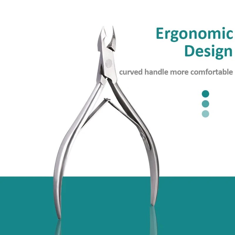 Coupe-cuticules tondeuse dissolvant de peau morte pédicure coupe-cuticules en acier inoxydable outil pinces à cuticules ciseaux de manucure à ongles