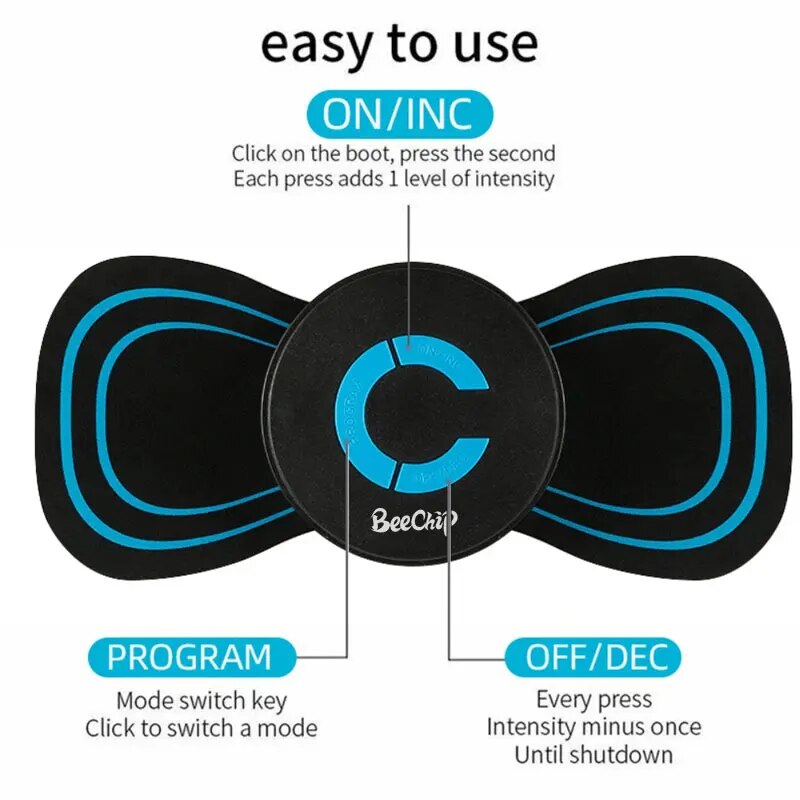 Pegatina de masaje de columna cervical, masajeador de cabeza, masajeador de cabeza fácil de llevar