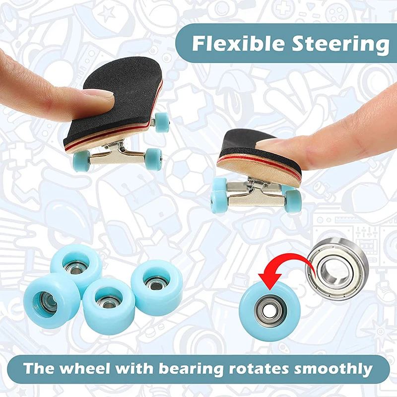 Puzzle Spielzeug Finger Skateboard Ahorn Holz Griffbrett Hobbys Neuheit Anti Stress Sensorischen Spielzeug Für Jungen Mini Lustige Nette Skate Geschenk