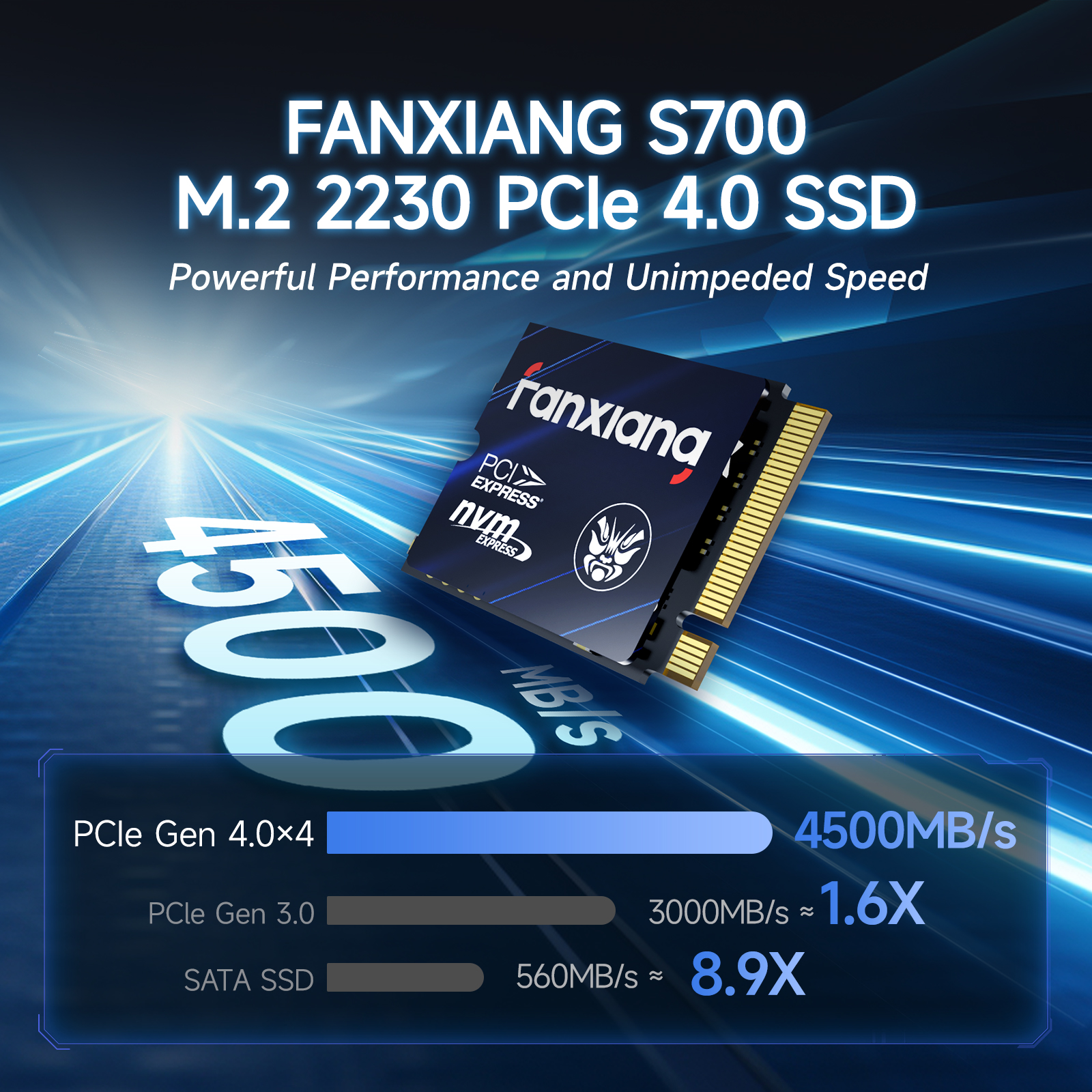 Fanxiang S700 M.2 2230 SSD 5000MB/s 500GB 1TB Hard Disk PCIe4.0x4 NVMe Internal Solid State Drive For Steam Deck Surface Pro