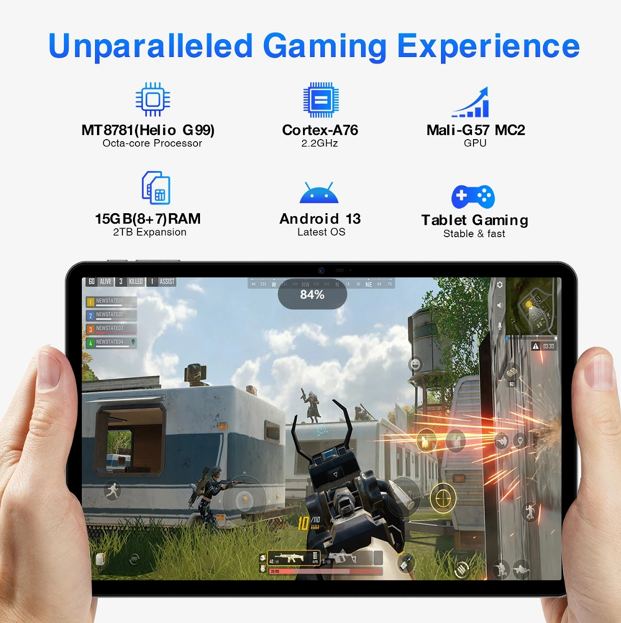 Doogee-Tablette Android 13 T30 Pro, Helio G99, 8 Go de RAM, 256 Go, Dean, 2 To TF, 11 pouces, écran 2.5K, Full HD, 1600 × 2560, 8580mAh