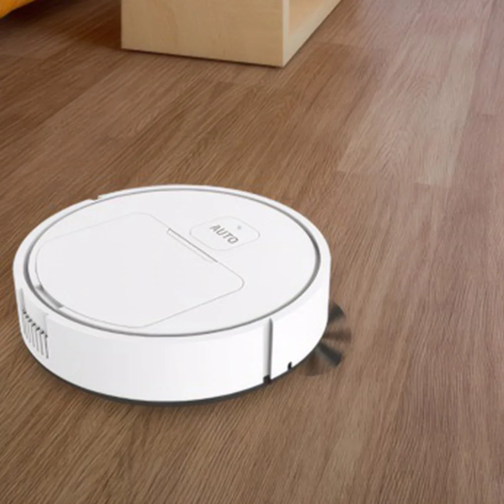Robot aspirador 3 en 1 recargable por USB, navegación inteligente para evitar objetos, limpieza automática, máquina barredora