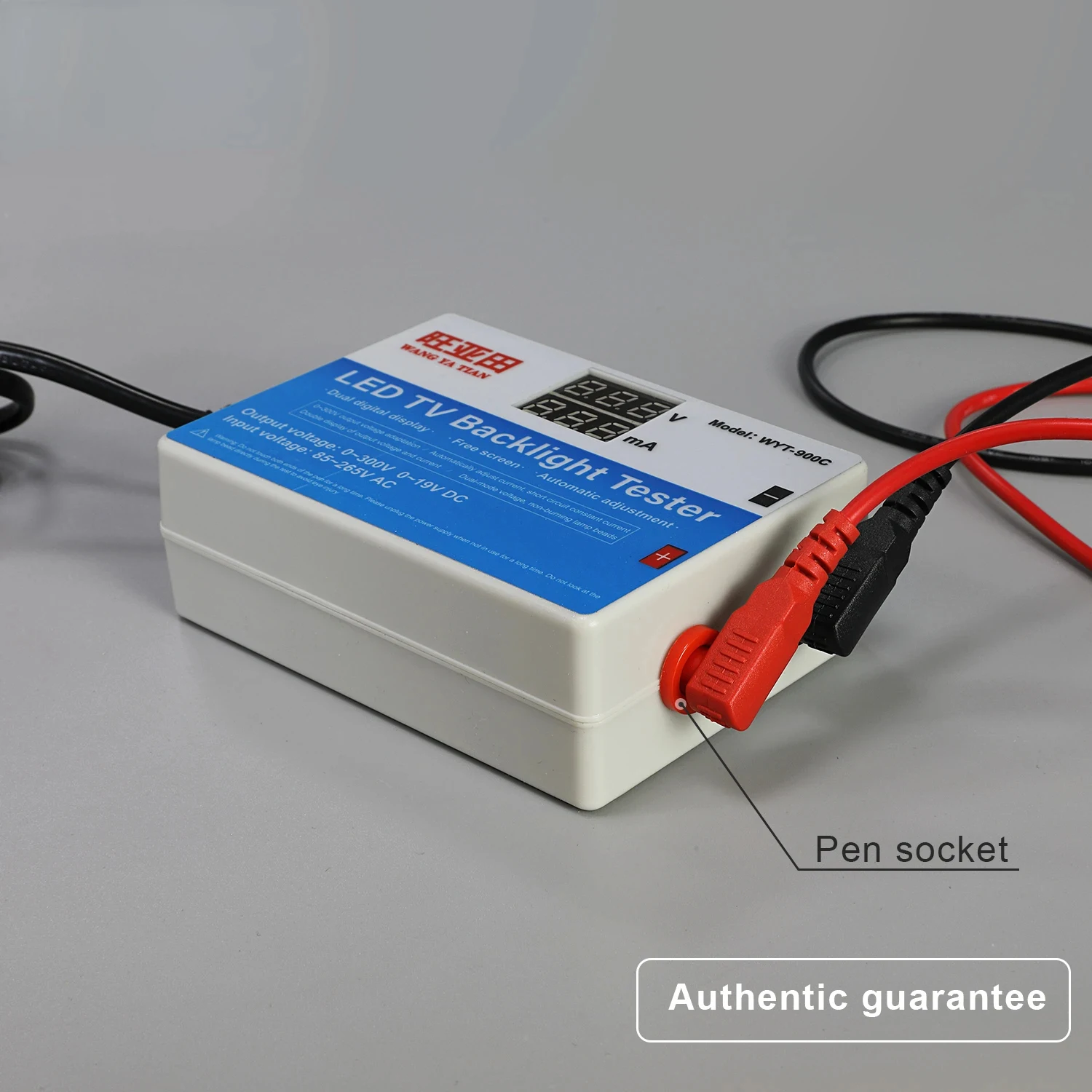 Probador LED multifuncional, salida de 0-300V, tiras de retroiluminación de TV, cuentas, instrumentos de medición de corriente y voltaje con palanca