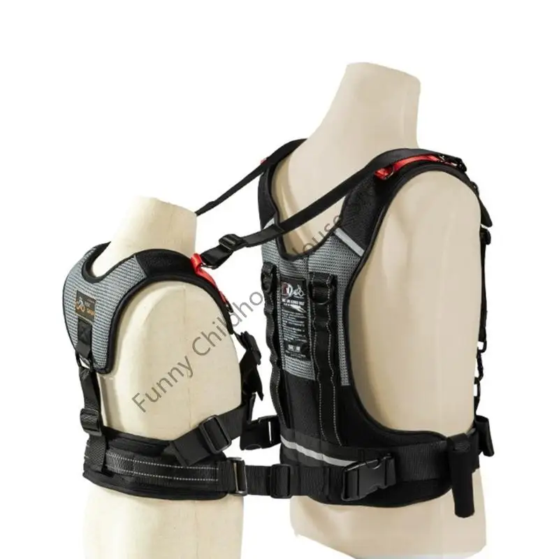 D0LA Детский велосипедный ремень безопасности усиливает ночную видимость эргономичная регулируемая детская защита мотоциклов