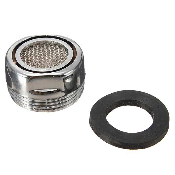 Aireador de grifo de ahorro de agua de 19/21/23mm, carcasa de filtro de grifo cromado con junta de filtro, boquilla de filtro de grifo burbujeador, boquilla de grúa