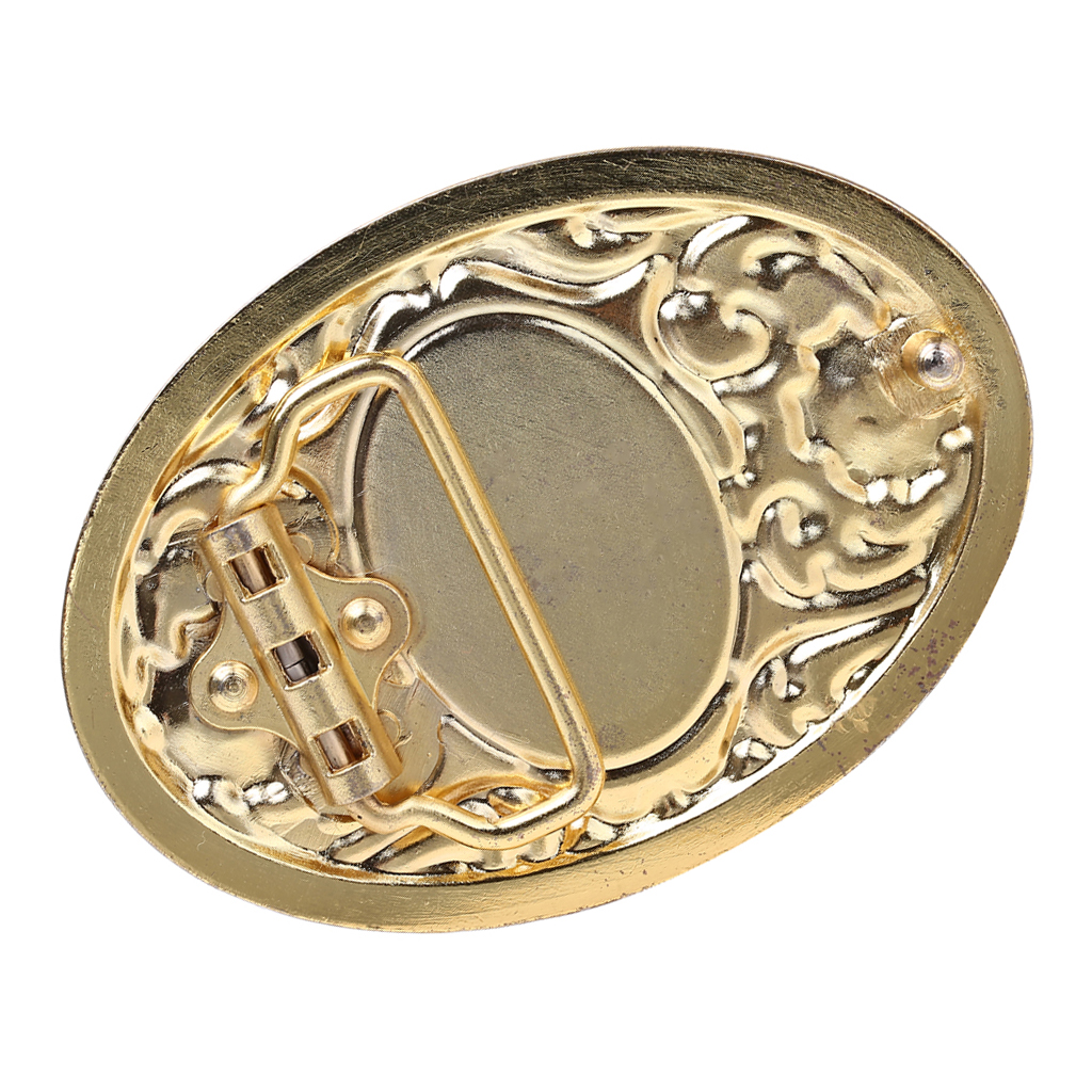 Goldlegierung Blumenmuster Tier Skorpion Gürtelschnalle Jeans Accessoires