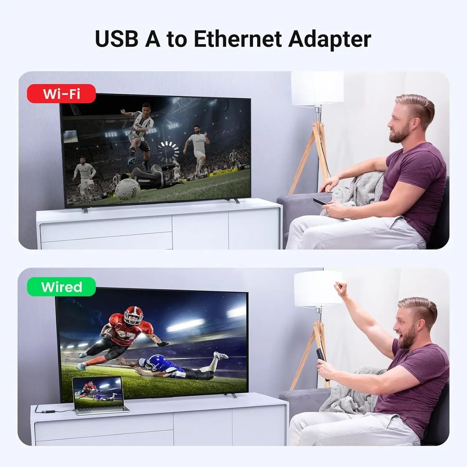 USB Type C Ethernet Adapter Network Card USB Type-C To RJ45 100/1000Mbps Lan Internet Cable For MacBook PC Windows XP 7 8 10 LUX
