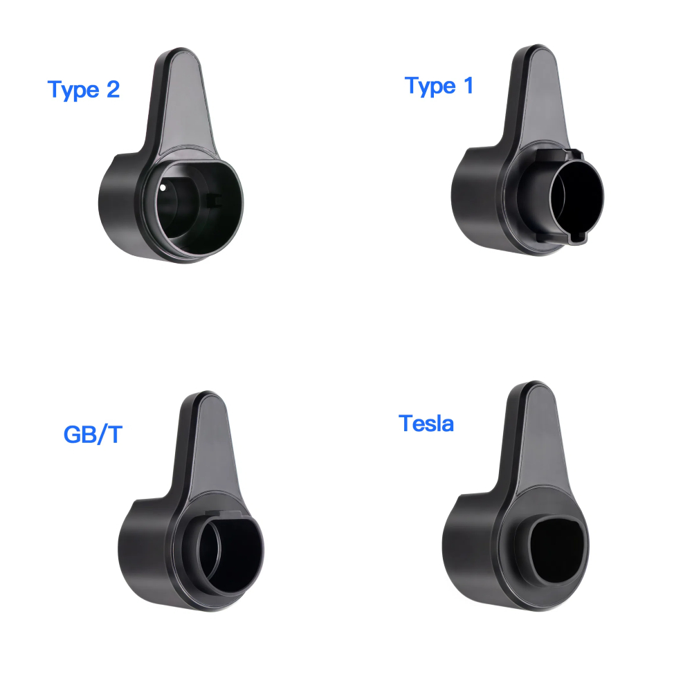 Kolanky EV-Ladegerät-Halter für Typ 2/Typ-1-Anschlussbuchse für TESLA Typ 1 Typ 2 GB-T Standard-Elektrofahrzeug