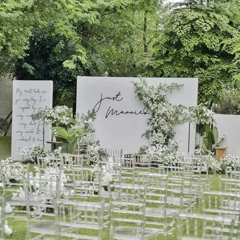 투명 이벤트 파티 식사 판매 아크릴 플라스틱 chiavari 크리스탈 클리어 Chiavari 의자 웨딩 의자 도매