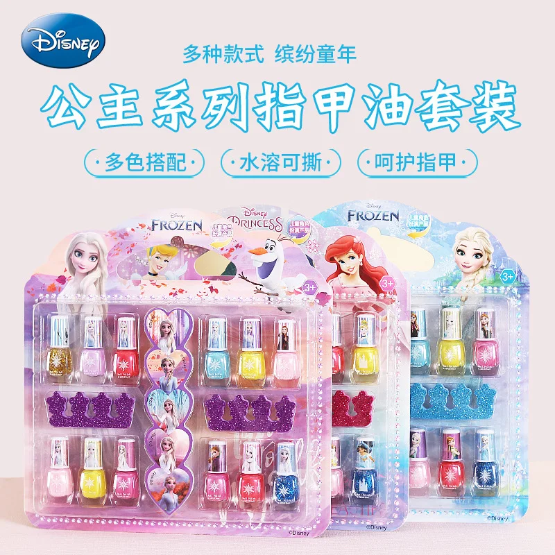 Cho Bé Disney Frozen Sơn Móng Tay Bé Gái Hình Công Chúa Elsa Trang Điểm Đồ Chơi Bộ Dụng Cụ Làm Móng