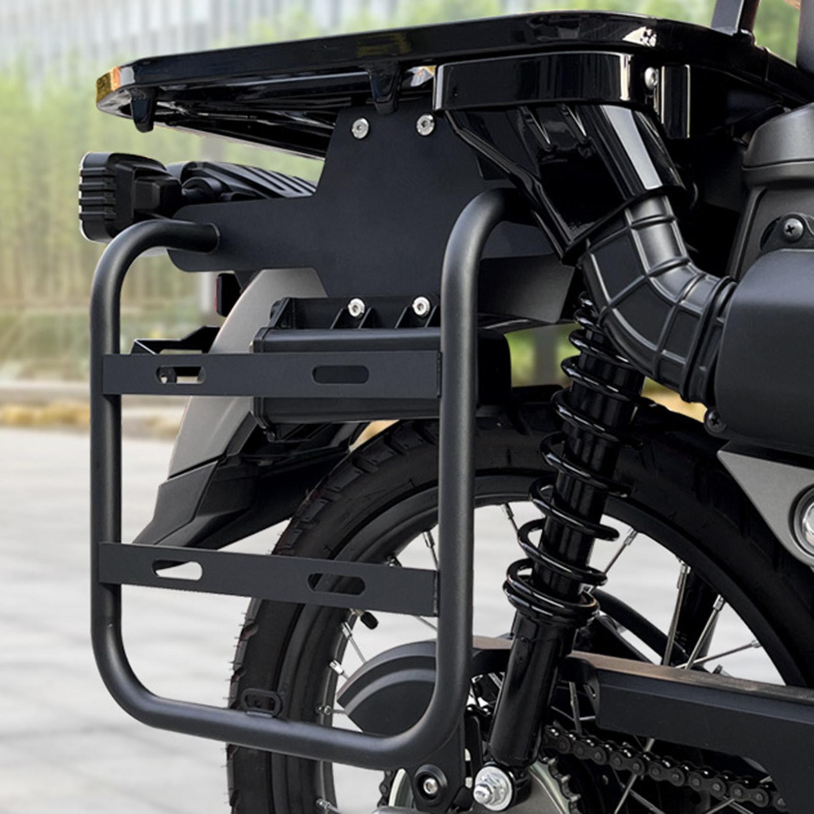 Motorcycle Side Bags Bracket Mount Holder for Honda CT125 Saddlebag Support Universal Fit Durable Aluminum Accessories