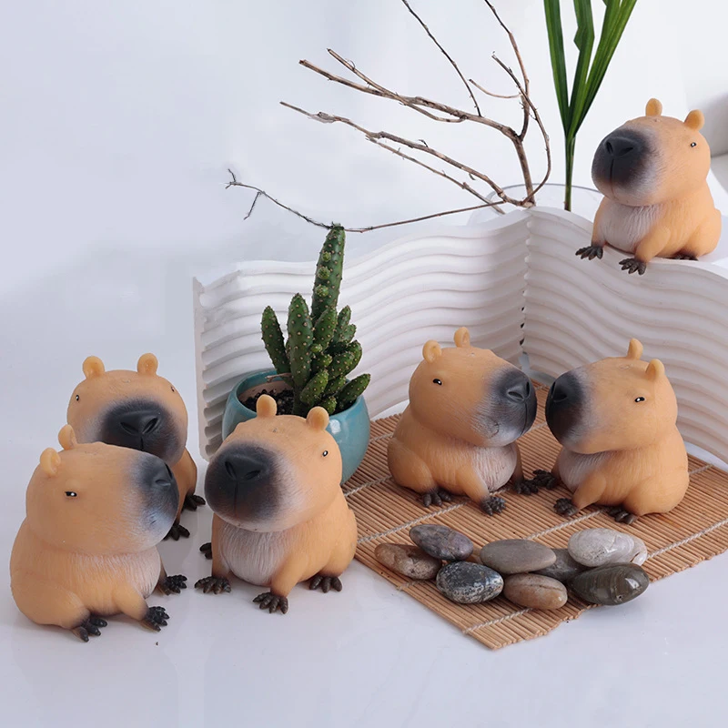 Capybara Anti Stress Fidget ของเล่นสําหรับความวิตกกังวล Capybara ผิดปกติวัตถุตลก Brinquedos Para Alio Do Estresse
