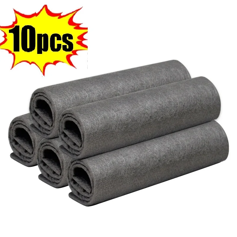 Nuevo paño de limpieza mágico grueso para vidrio, paño de limpieza de microfibra reutilizable sin rayas, toallas multiusos para vidrio de ventanas