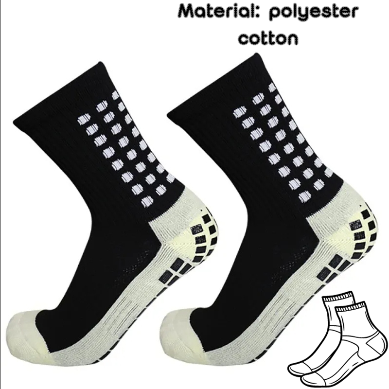 Profession elle Anti Slip Männer und Frauen verdickte Trainings socken mit Silikon Reibungs handtuch Sohlen für Fußball