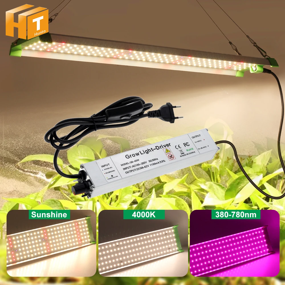 Espectro completo led cresce a luz lm281b alto brilho para estufa interior hidroponia plantas veg flor semeadura