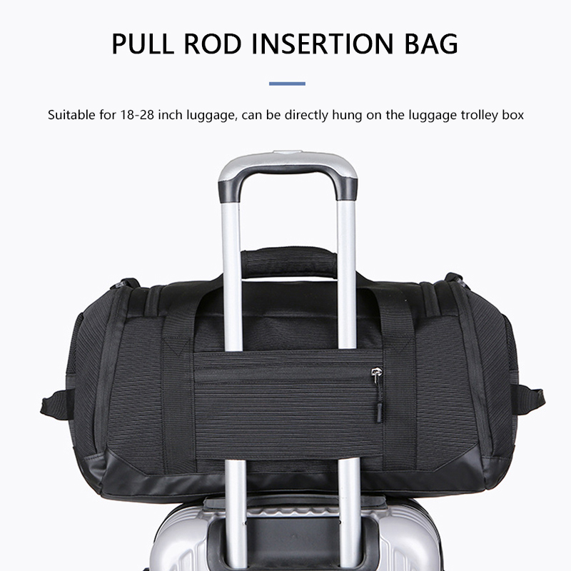 Bolsa de gimnasio con logotipo personalizado, bolsa de viaje impermeable con nombre, bolsa de Fitness, bolsa de almacenamiento de entrenamiento, bolsa de equipaje para hombre, patrón de logotipo impreso