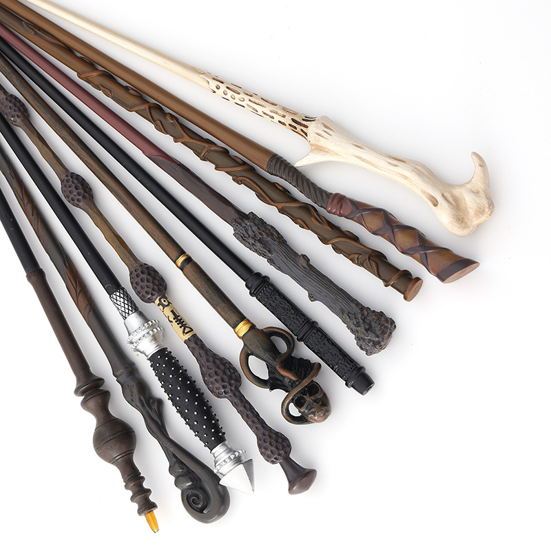 Varinhas mágicas de 35-42cm, gama completa de adereços mágicos para palco, varinha mágica, brinquedo de presente para cosplay de natal