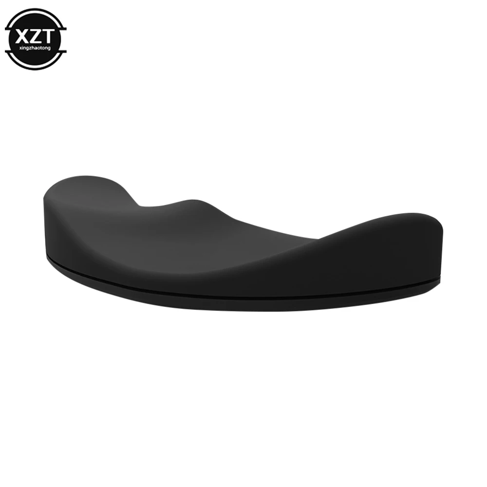 Left/Right Hand Ergonomic Mouse Pad Wrist Pad Silicon Gel Non-slip Streamline Wrist Rest Support Mat  for Office Gaming PC
