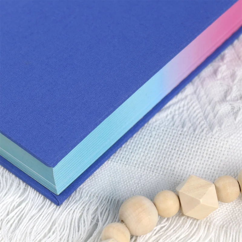 Edición coleccionable personalizada única y limitada, edición de libros, Impresión de diferentes colores de lámina, bordes rociados, tapa dura Boo