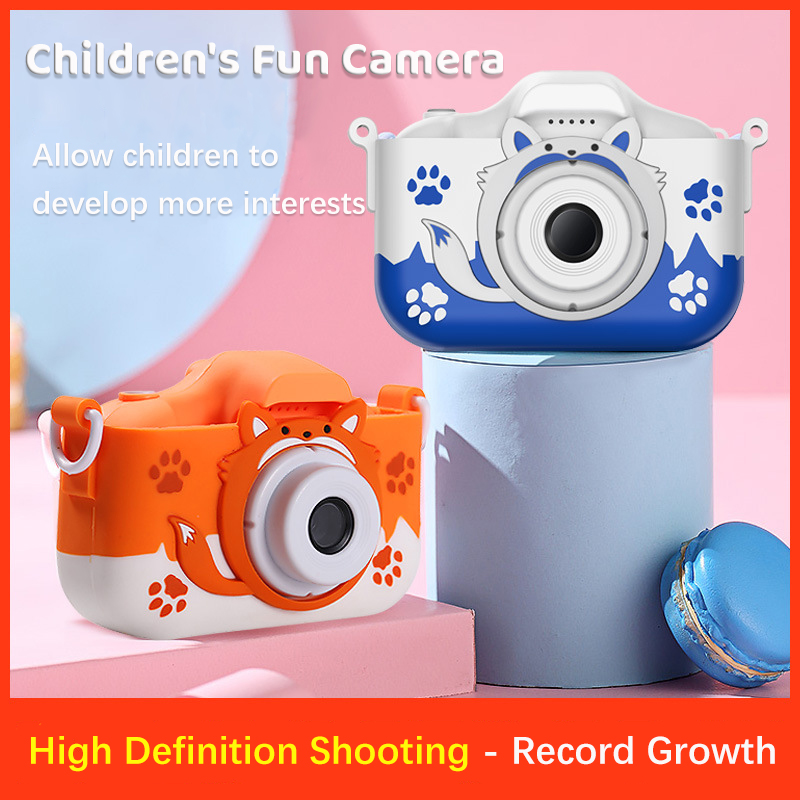 New Cartoon Kids Mini Camera Multi-functions Silicon Case HD Kids Digital Video Cameras Toys Child Portable Video Life Camera